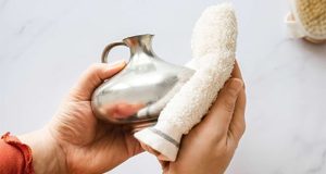 براق کردن ظروف نقره