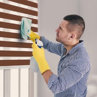 تمیز کردن پرده زبرا شستن پرده زبرا