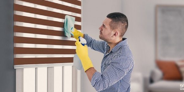 تمیز کردن پرده زبرا شستن پرده زبرا