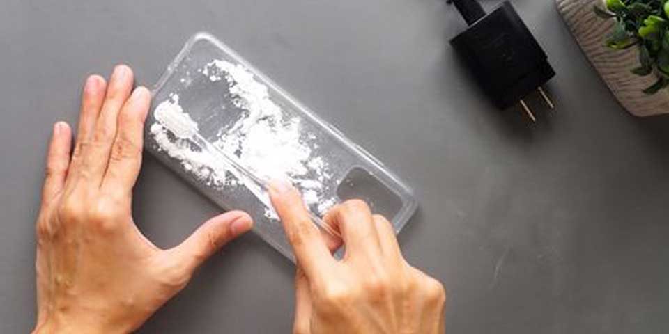 تمیز کردن قاب گوشی
